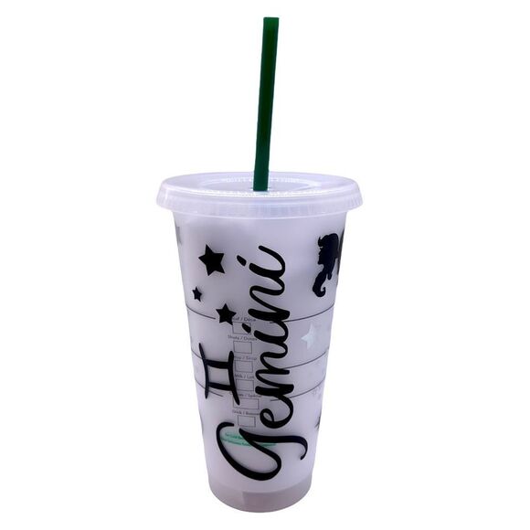 NWT Wool + Pepper Co. I Need My Space Custom Zodiac Starbucks Cold Cup - Picture 2 of 4